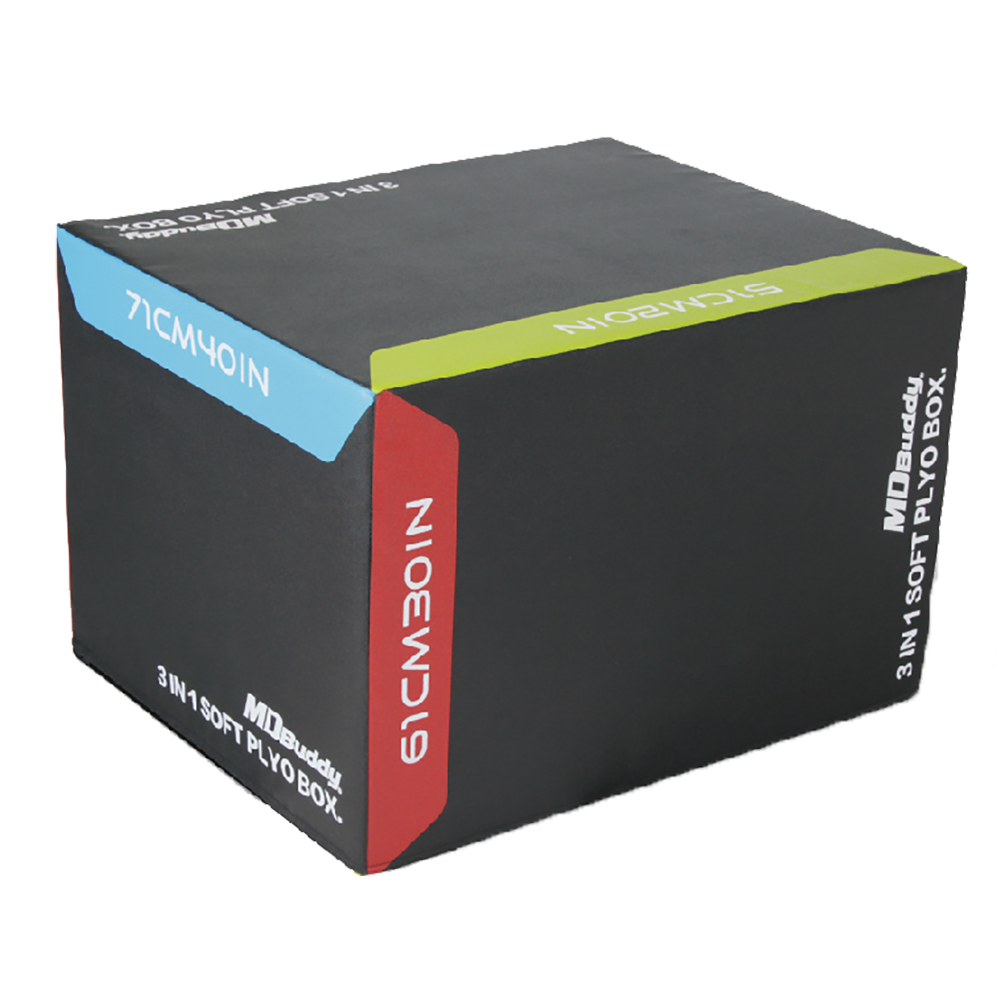 1575958038137529 MD Buddy 3-in-1 Soft Plyometric Box - Image 1