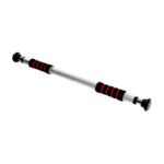 Pull up Bar-Silver with Black Handle-Adjustable 100 CM