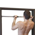 Pull up Bar-Silver with Black Handle-Adjustable 100 CM - Image 2