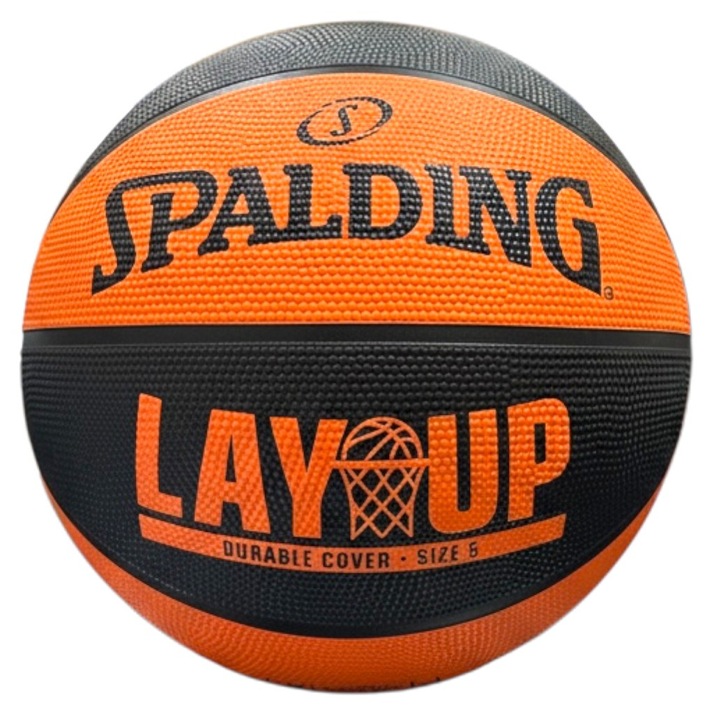 4476_source_1774100434 Spalding Lay Up Orange/Black Outdoor Basketball - Size 5 - Image 1