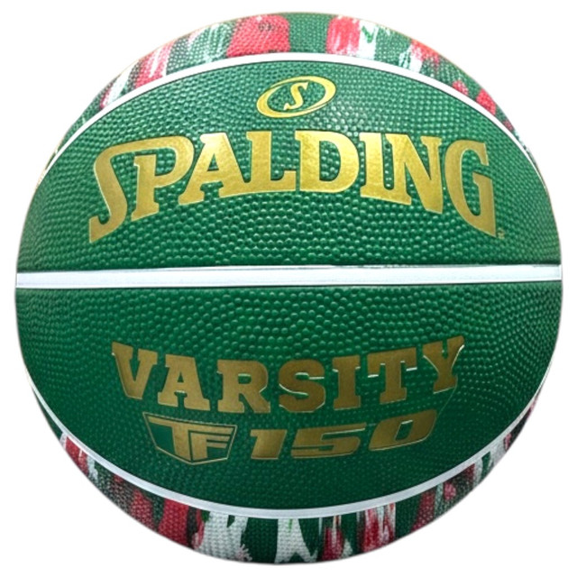 4480_source_1774101563 Spalding Marble Series Green/Red/White Outdoor Basketball - Size 7 - Image 1