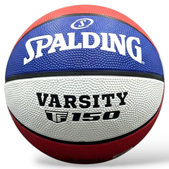 4482_source_1774101897 Spalding TF-150 Varsity Red/White/Blue Outdoor Basketball - Size 5 - Image 1