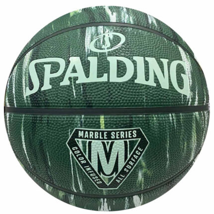 Spalding Marble Teal/Sage/Mint Outdoor Basketball - Size 5
