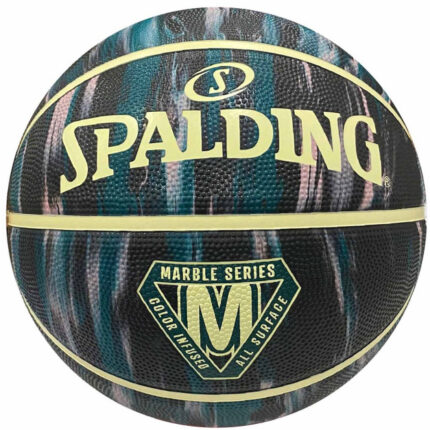 Spalding Marble Taupe/Mauve/Teal Outdoor Basketball - Size 6