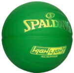 Spalding Highlight Color Rush Green Outdoor Basketball - Size 7 - Image 2