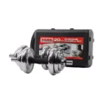 York Fitness 20KG Chrome Dumbbell Set - Image 4