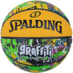 Spalding Graffiti Series Green/Yellow/Multicolor Outdoor Basketball - Size 5