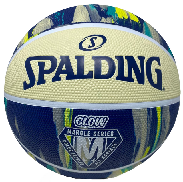 WhatsAppImage2025-12-31at9 Spalding Marble Series Glow in the Dark Navy Outdoor Basketball - Size 7 - Image 1
