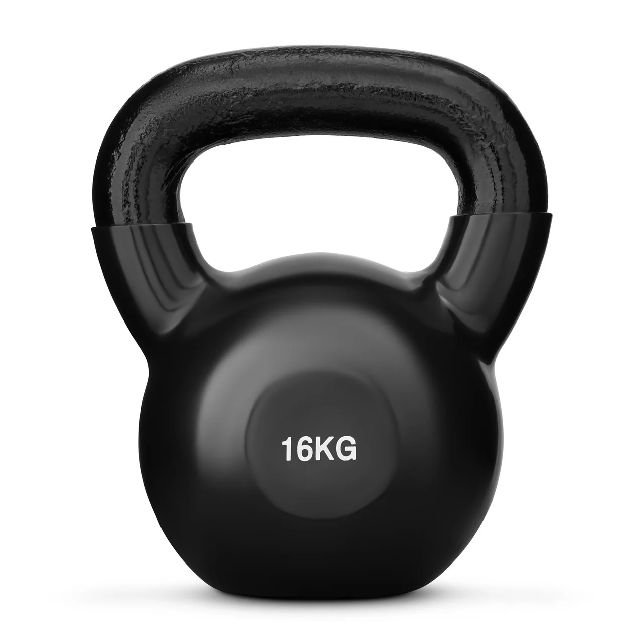 vinyl 18kg 1 Piece KettleBell Vinyl Black-16KG - Image 1