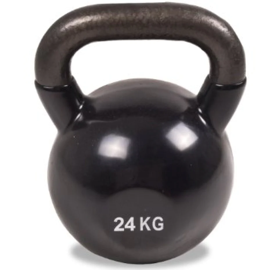 vinyl 24kg 1 Piece KettleBell Vinyl Black-24KG - Image 1