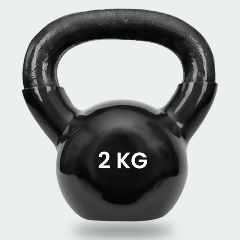 vinyl 2kg 1 Piece KettleBell Vinyl Black-2KG - Image 1