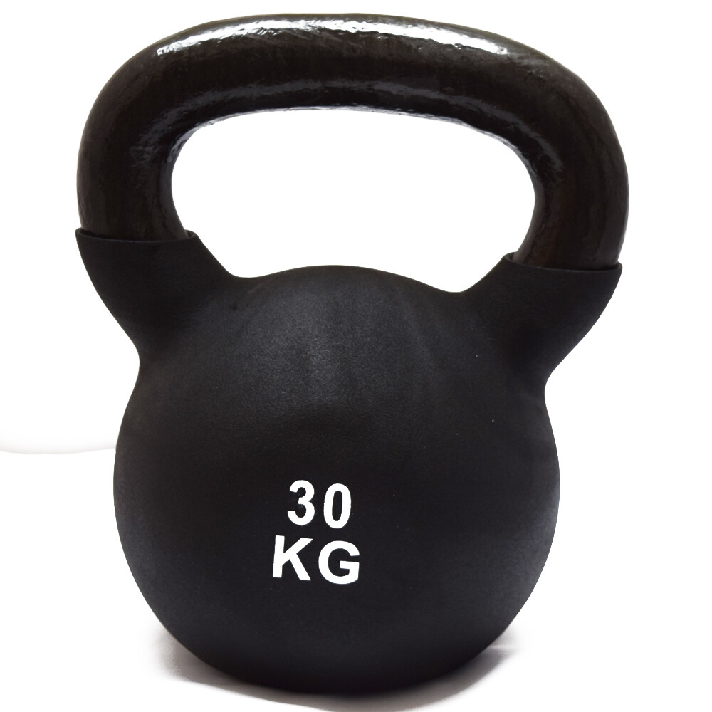 vinyl 30kg 1 Piece KettleBell Vinyl Black-30KG - Image 1