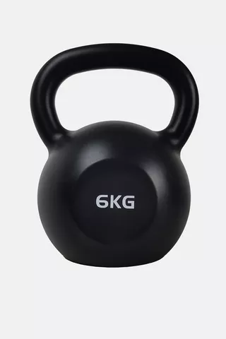 vinyl 6kg 1 Piece KettleBell Vinyl Black-6KG - Image 1